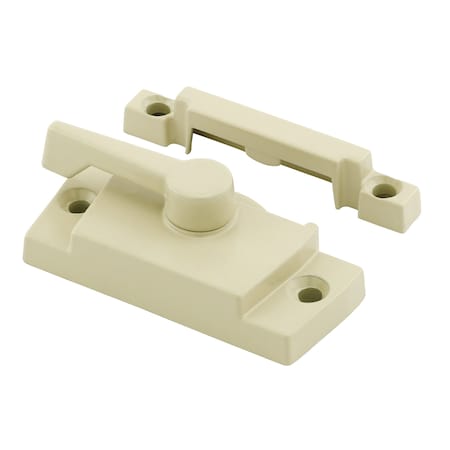 Prime-Line Window Sash Lock 2-1/16 H/C w/Keeper 2-1/16 H/C Die Beige w/Screws (Single Pack) F 2911